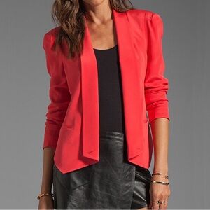 Rebecca Minkoff Becky Silk Cropped Blazer